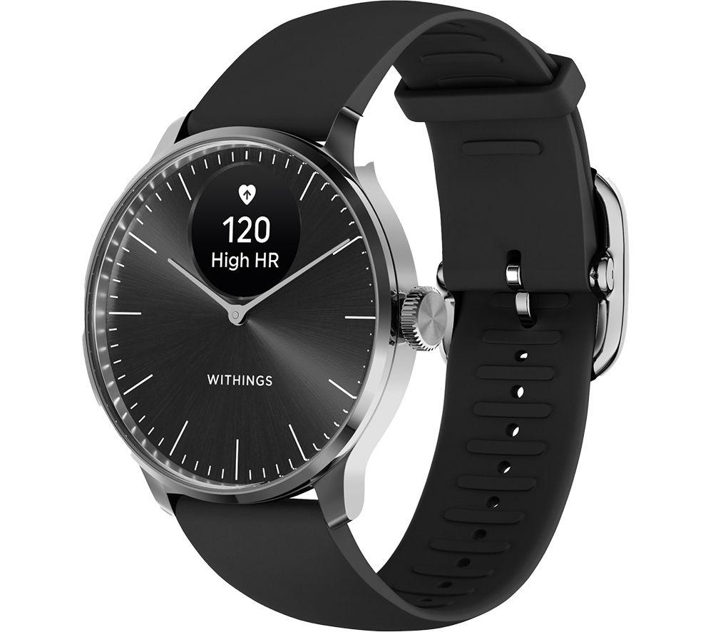 WITHINGS ScanWatch Light Hybrid Smart Watch - Black, Black