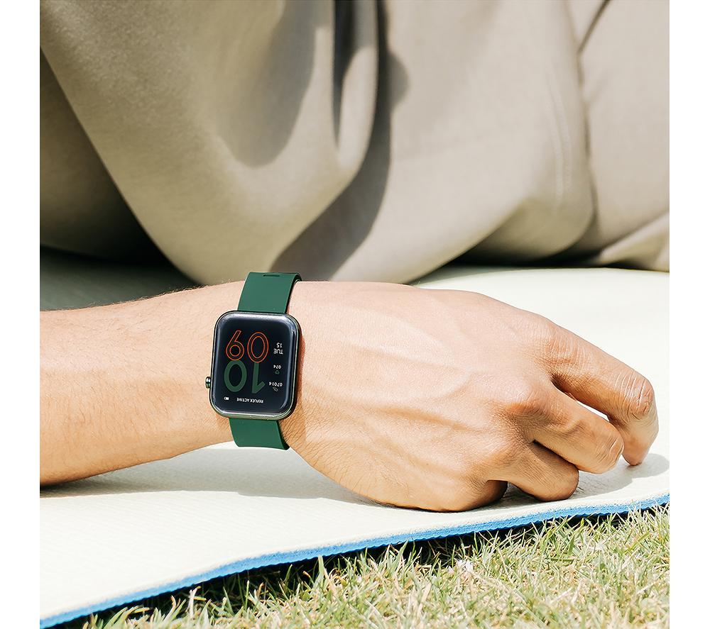 REFLEX ACTIVE Series 12 Smart Watch - Green, Silicone Strap image number 4 of 7