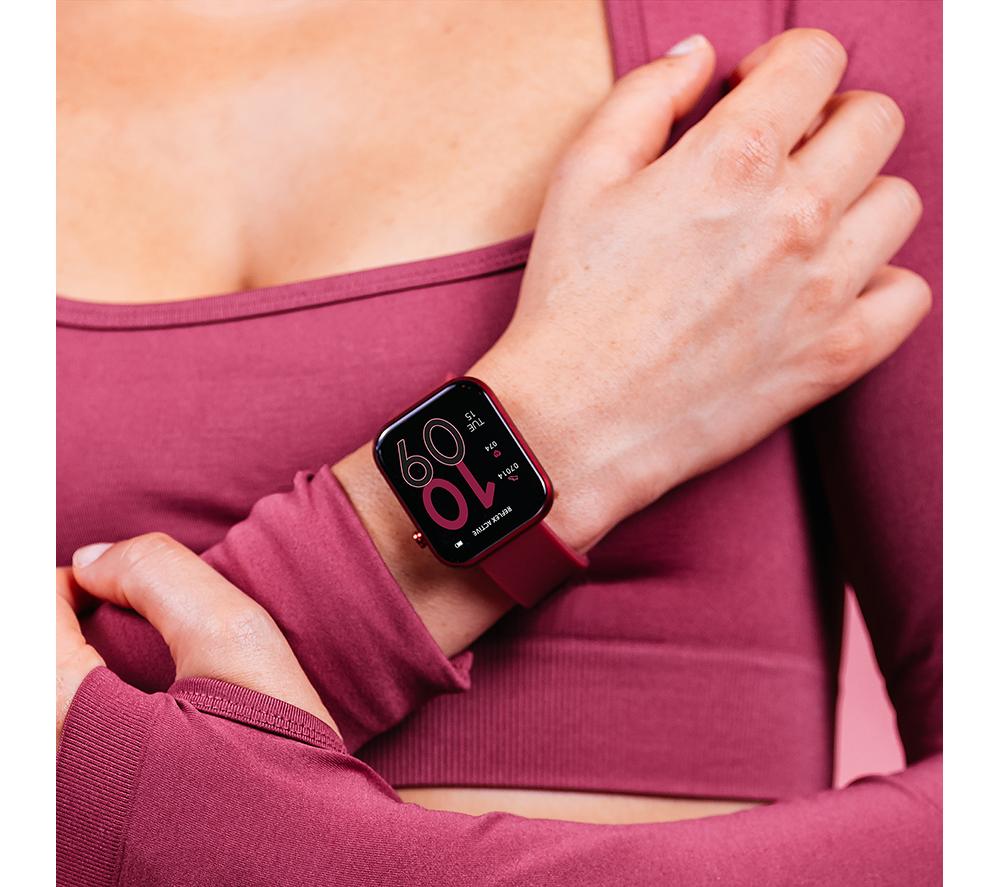 REFLEX ACTIVE Series 12 Smart Watch - Berry, Silicone Strap image number 2 of 7
