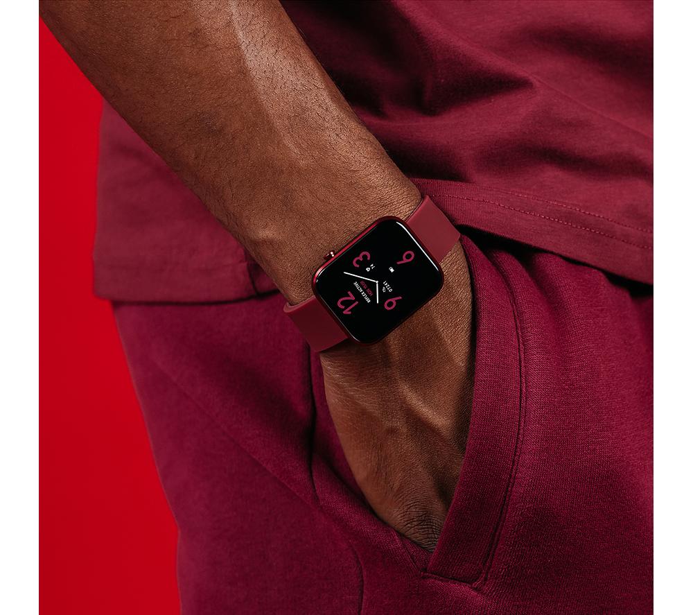 REFLEX ACTIVE Series 12 Smart Watch - Berry, Silicone Strap image number 4 of 7
