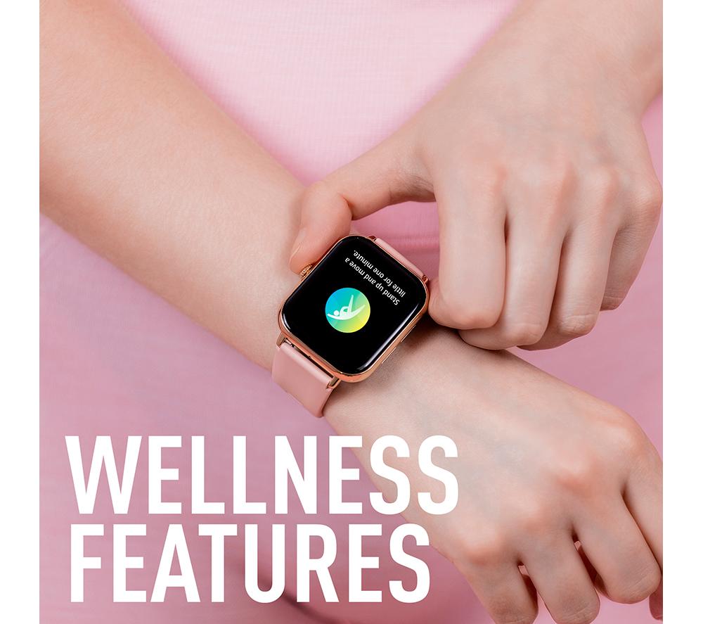 REFLEX ACTIVE Series 23 Smart Watch - Rose Gold & Pink, Silicone Strap - image 3