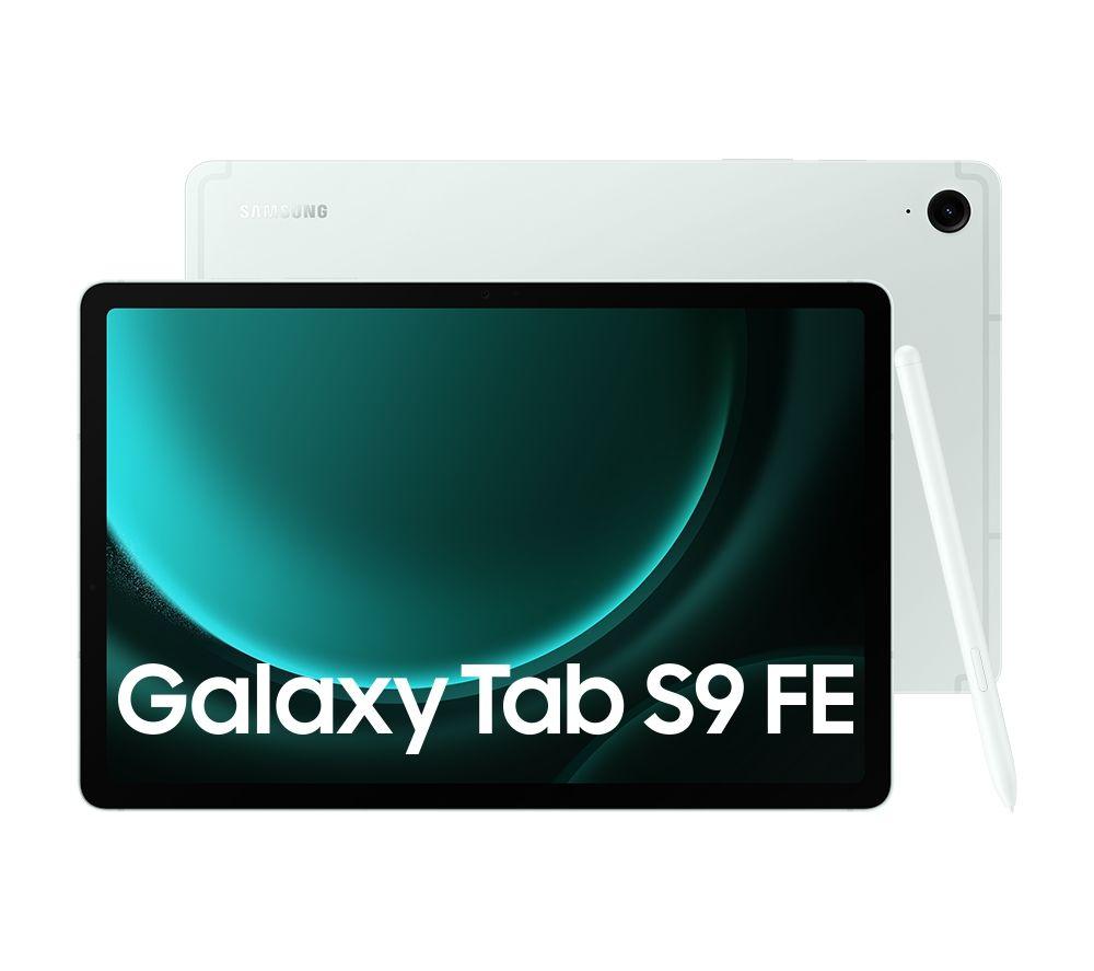 SAMSUNG Galaxy Tab S9 FE 10.9 Tablet - 256 GB, Mint, Green