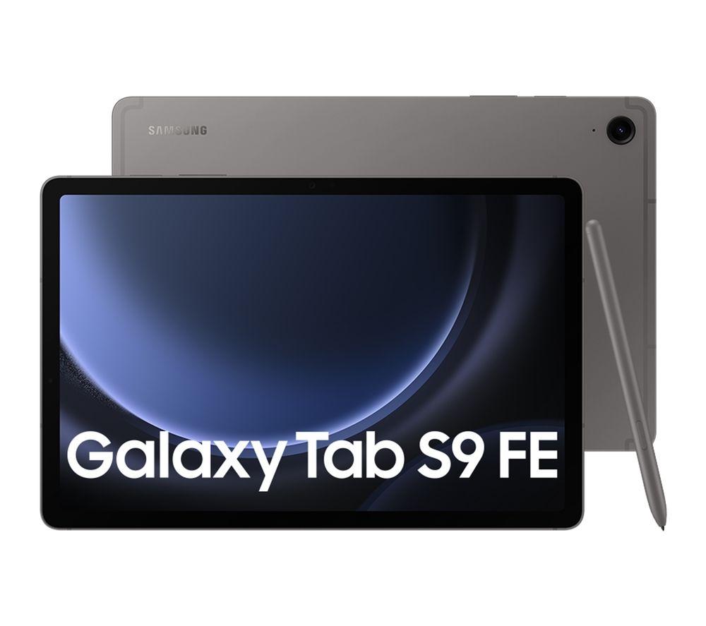 SAMSUNG Galaxy Tab S9 FE 10.9 Tablet - 256 GB, Grey, Silver/Grey