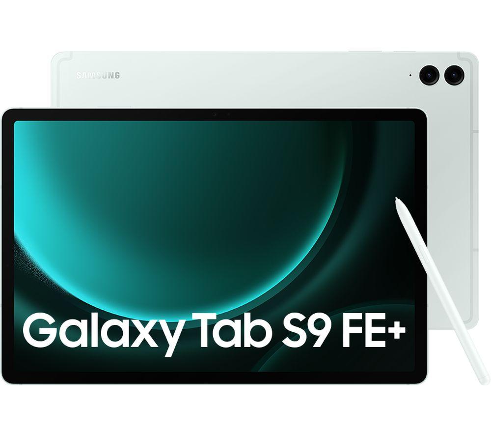 SAMSUNG Galaxy Tab S9 FE+ 12.4' Tablet - 128 GB, Mint - image 1