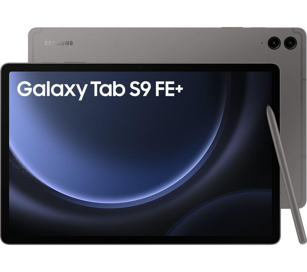 SAMSUNG Galaxy Tab S9 FE 12.4 Tablet - 128 GB, Grey, Silver/Grey