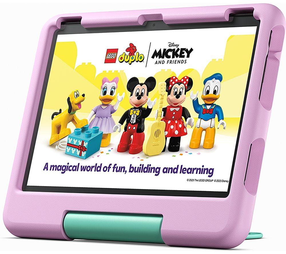 AMAZON Fire HD10 Kids 10.1 (ages 3-7) Tablet (2023)  32 GB, Pink, Pink