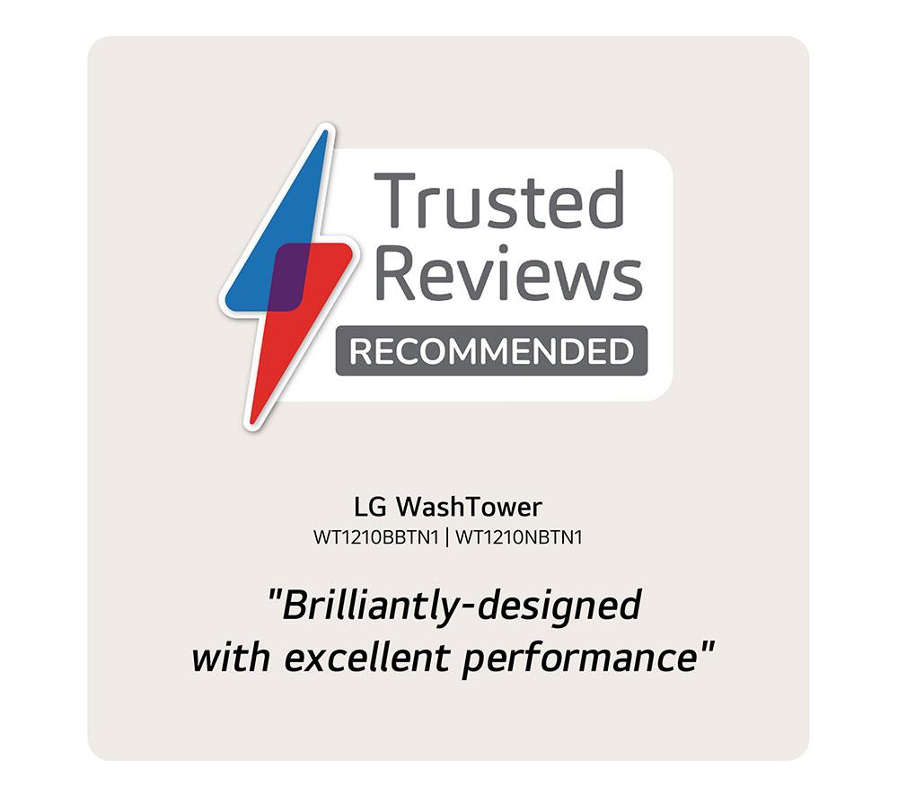 LG WashTower AI Direct Drive WT1210NBTN1 WiFi-enabled 12 kg Washer Dryer - Green & Beige image number 4 of 14
