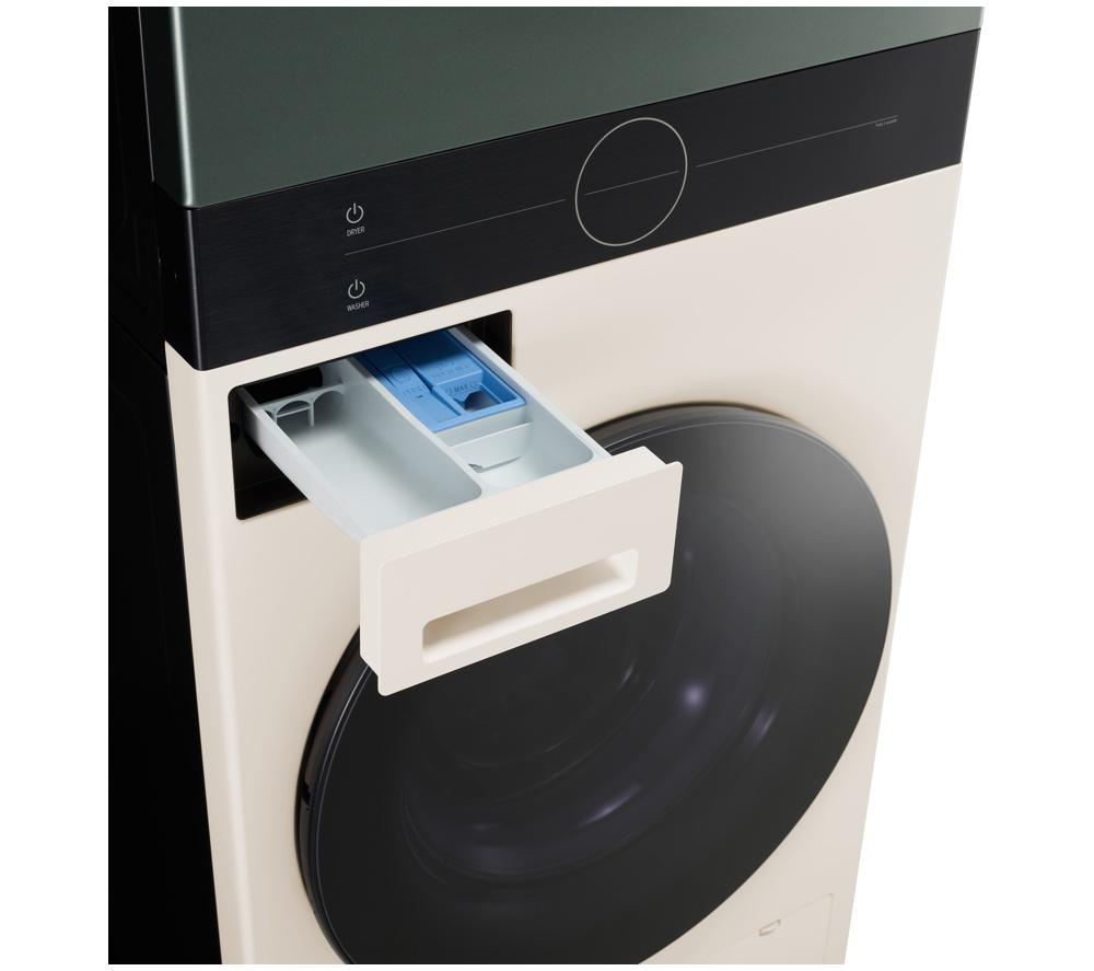 LG WashTower AI Direct Drive WT1210NBTN1 WiFi-enabled 12 kg Washer Dryer - Green & Beige image number 17 of 20