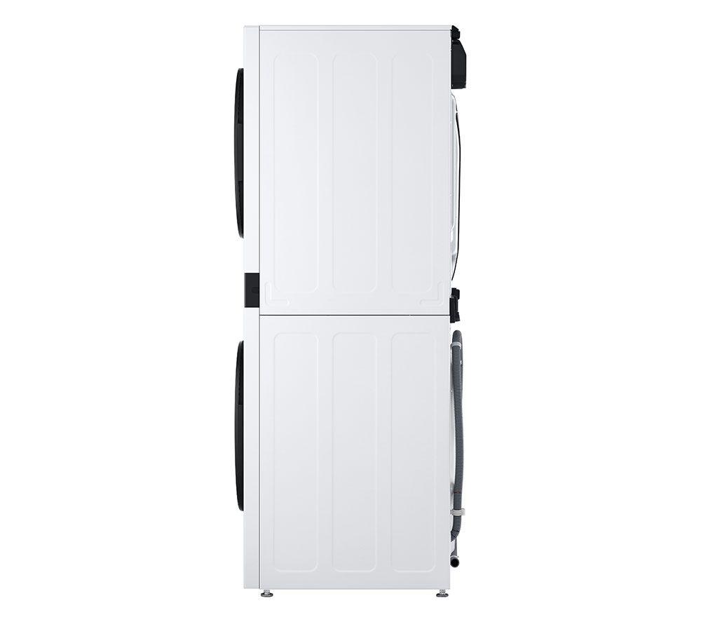 LG ELCTRNC WashTower WT1210WWF WiFi-enabled 12 kg Washer Dryer - White image number 19 of 20