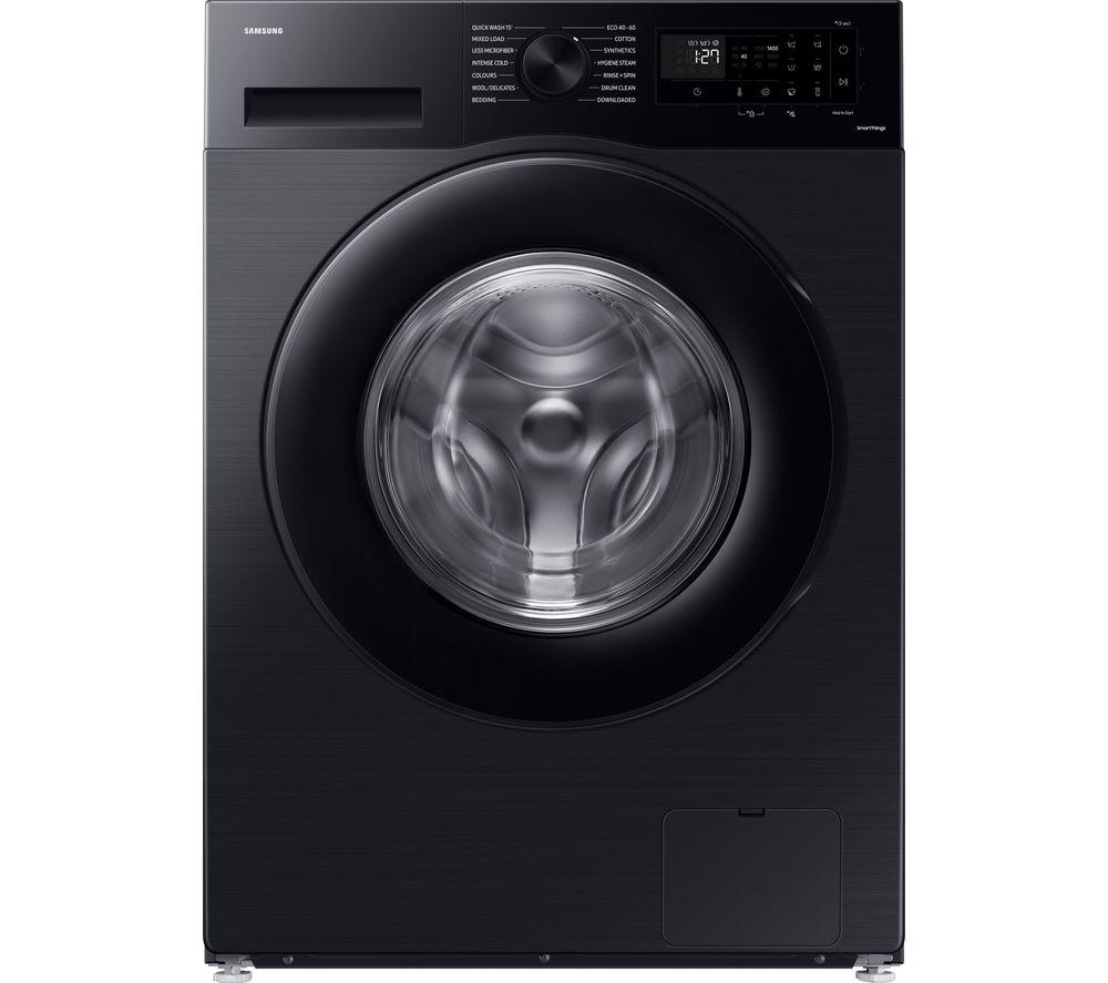 SAMSUNG Series 5 Ecobubble WW80CGC04DABEU8 WiFi-enabled 8 kg 1400 Spin Washing Machine – Black, Black