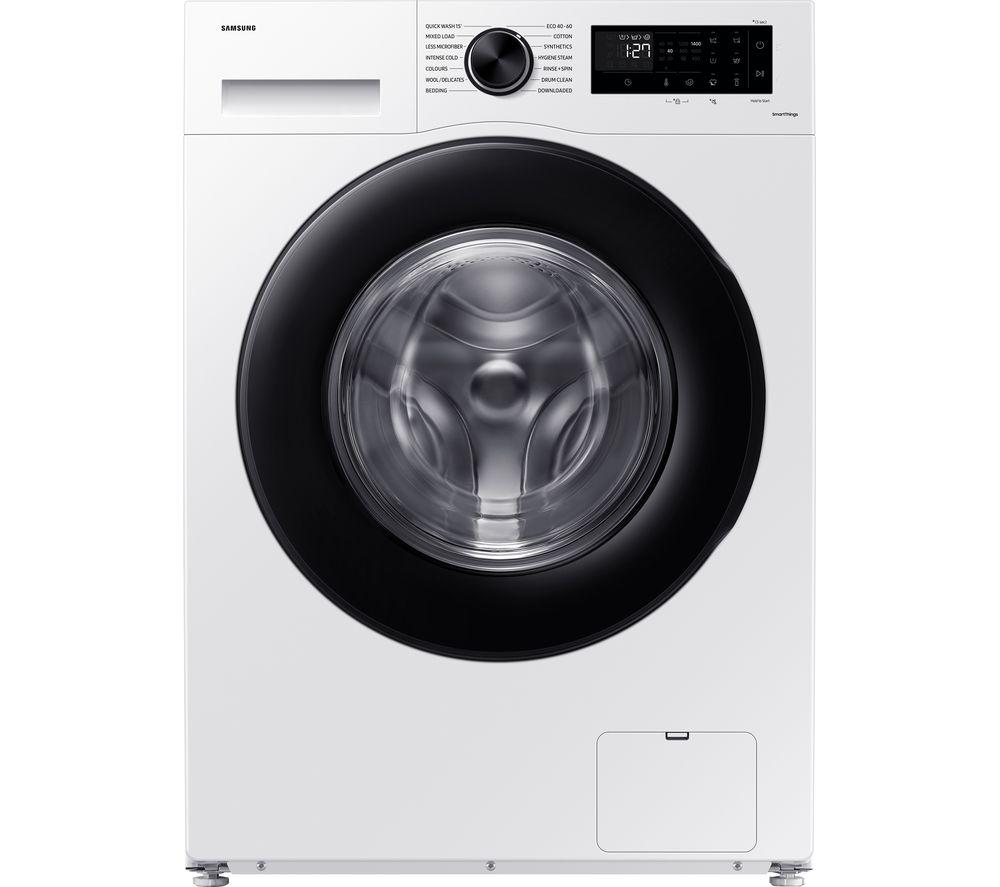 SAMSUNG Series 5 Ecobubble WW80CGC04DAEEU WiFi-enabled 8 kg 1400 Spin Washing Machine - White, White