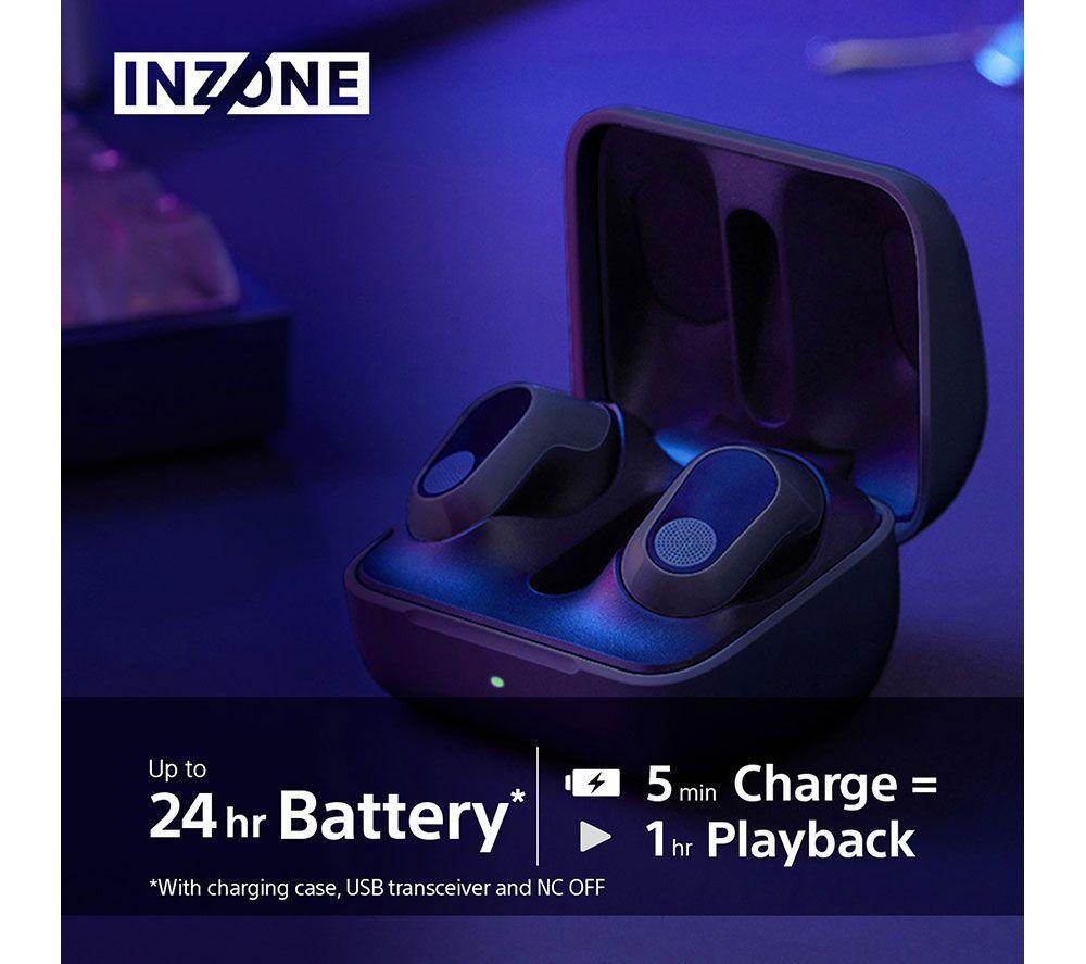 Sony INZONE Buds Truly Wireless Noise Cancelling Gaming Earbuds, 12 Hour  Battery, for PC, PS5, 360 Spatial Sound, 30ms Low Latency, USB-C Dongle and