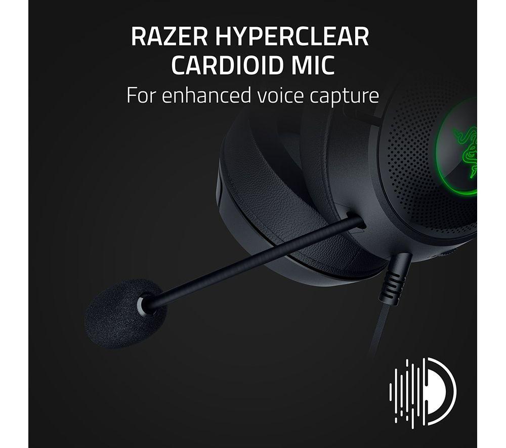 RAZER Kraken Kitty V2 Gaming Headset - Black image number 4 of 9
