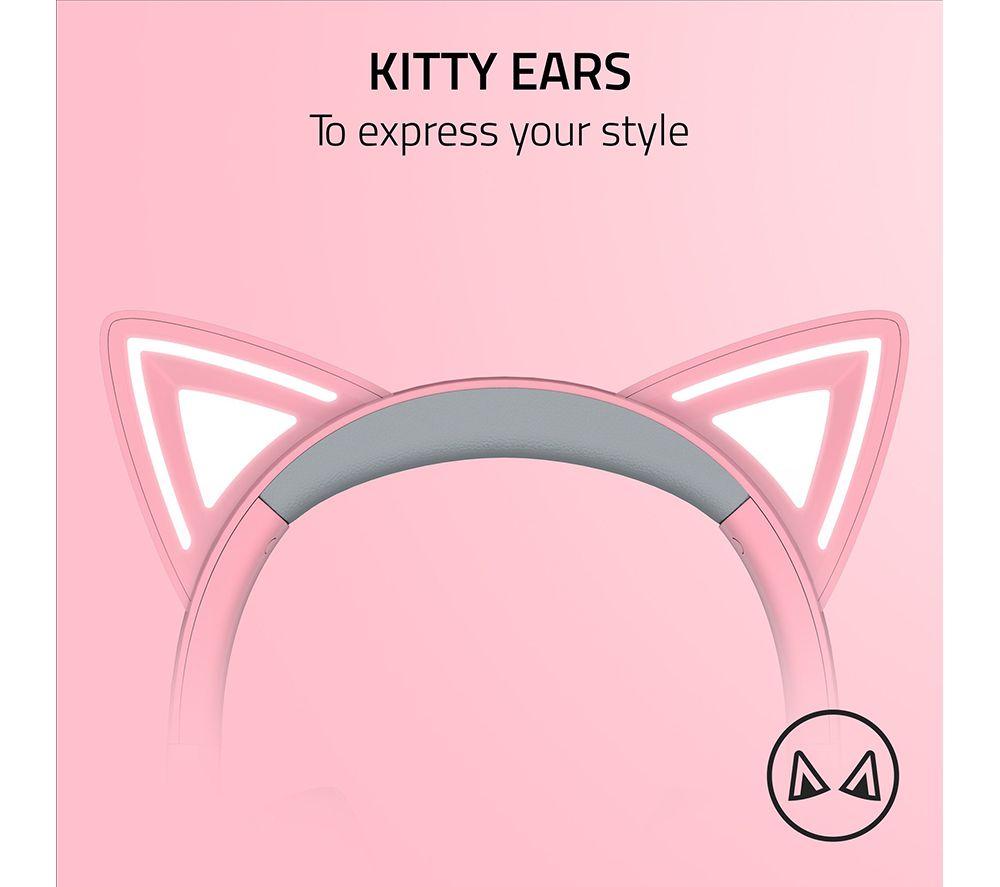 RAZER Kraken Kitty V2 Gaming Headset - Pink image number 2 of 9
