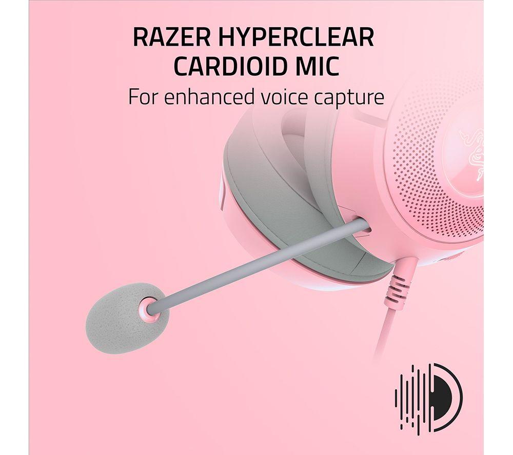 RAZER Kraken Kitty V2 Gaming Headset - Pink image number 4 of 9