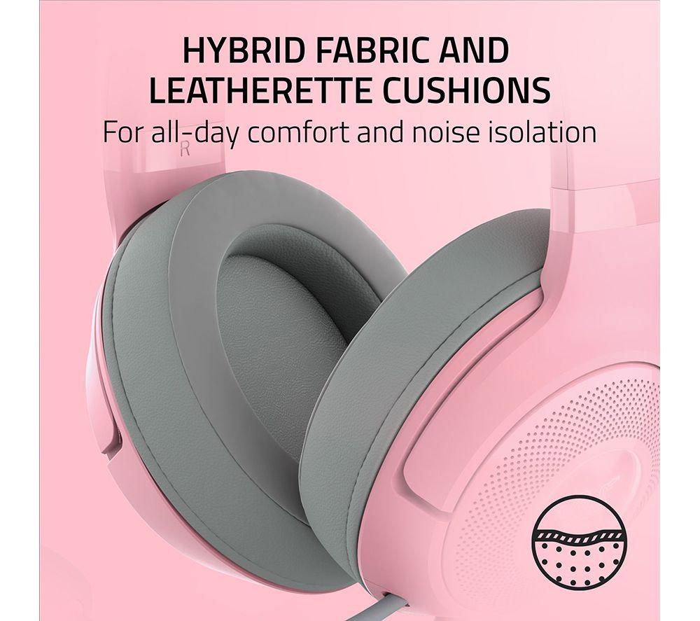 RAZER Kraken Kitty V2 Gaming Headset - Pink image number 7 of 9