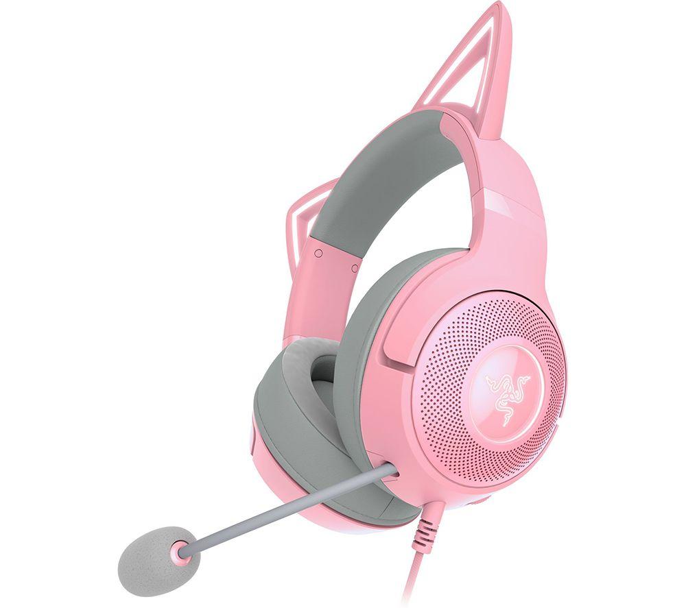 RAZER Kraken Kitty V2 Gaming Headset - Pink image number 8 of 9