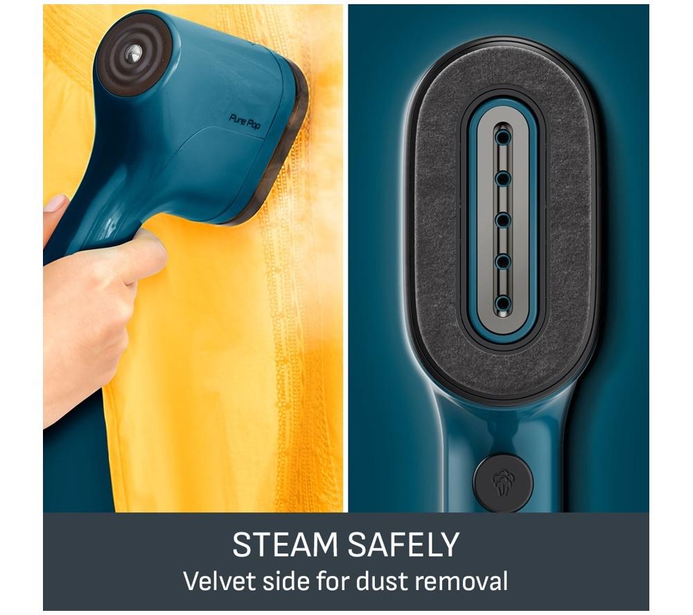 TEFAL Pure POP DT2020 Clothes Steamer - Blue image number 8 of 11