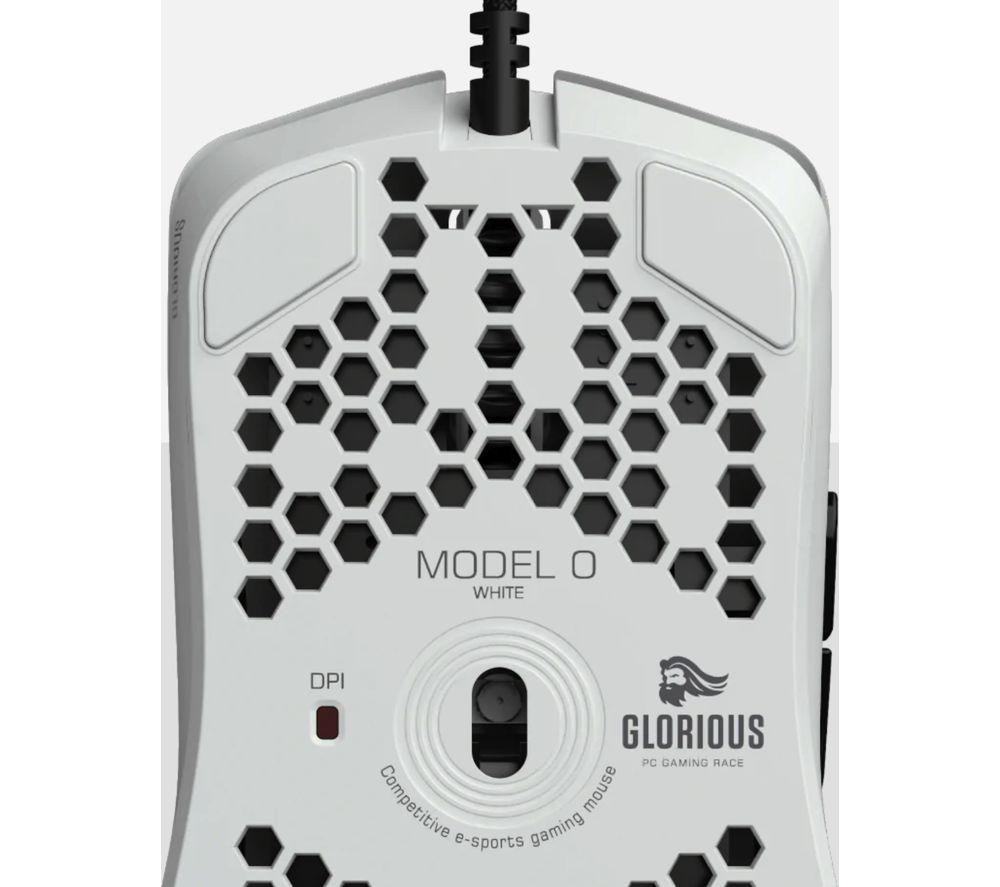GLORIOUS Model O RGB Optical Gaming Mouse - Matte White image number 6 of 7
