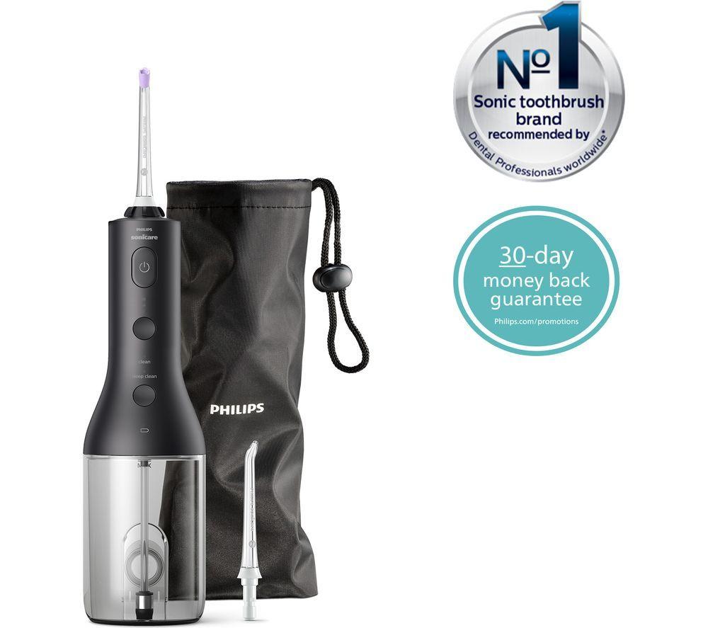 PHILIPS Sonicare 3000 Series HX3826/33 Cordless Power Flosser - Black image number 2 of 2
