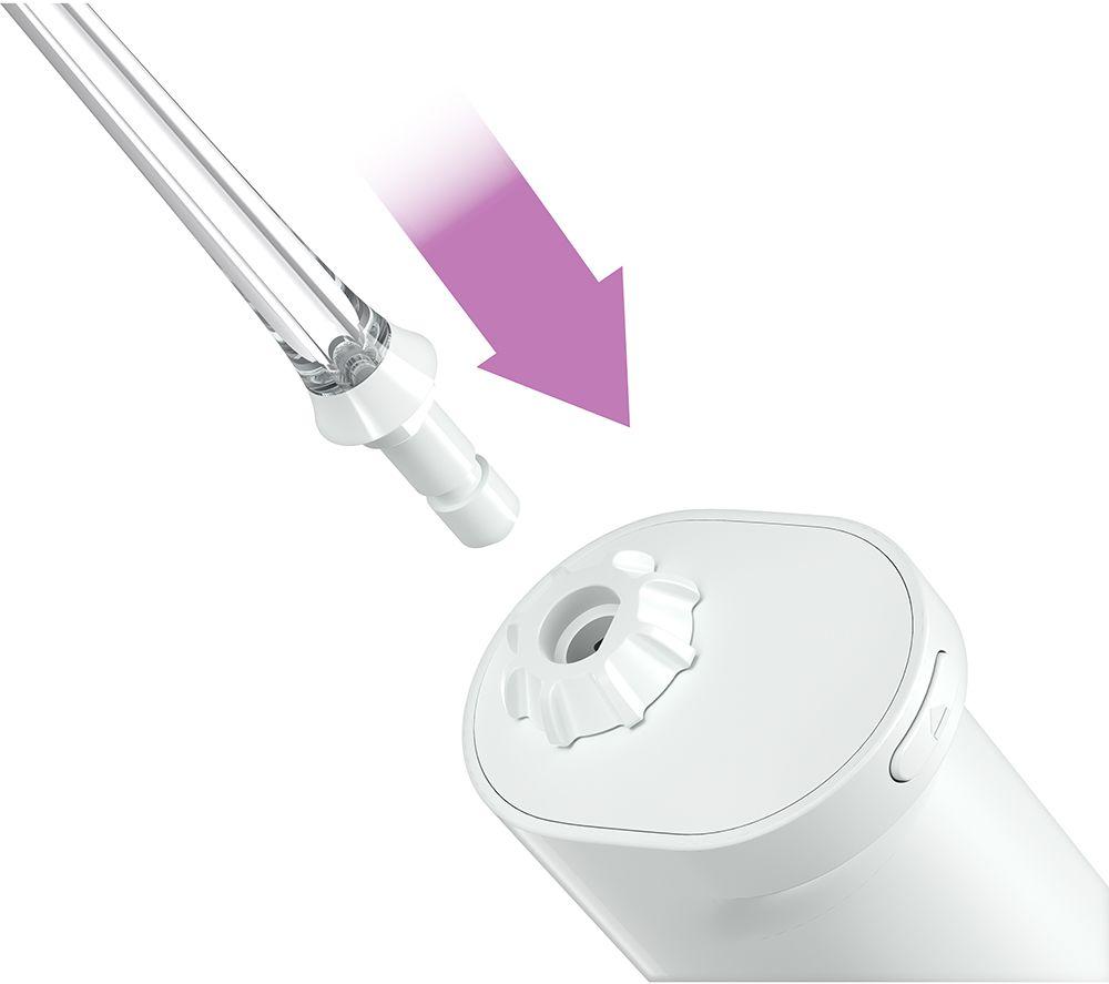 PHILIPS Sonicare 3000 Series HX3826/31 Cordless Power Flosser - White image number 2 of 6