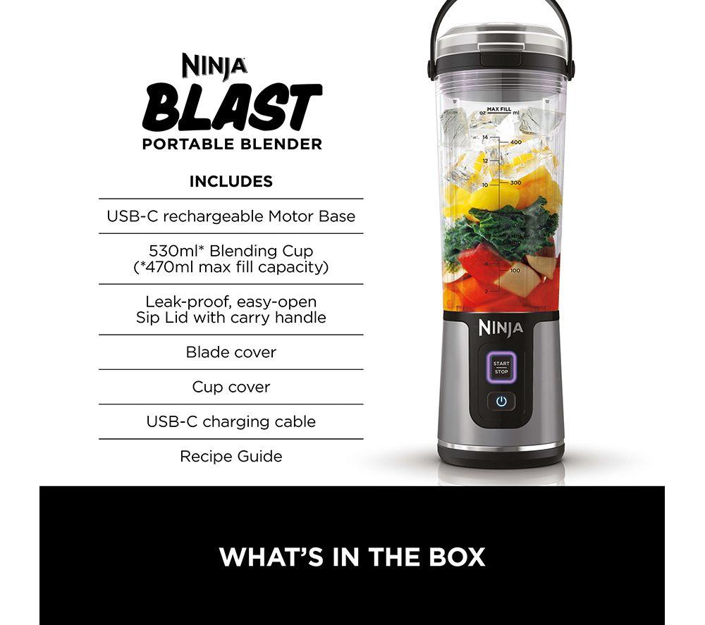 NINJA Blast BC151UKBK Cordless Blender - Black image number 10 of 10