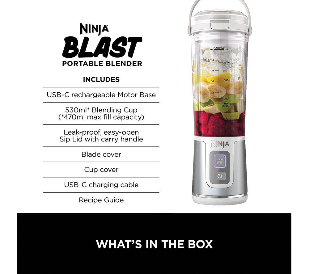 NINJA Blast BC151UKWH Cordless Blender - White image number 10 of 10