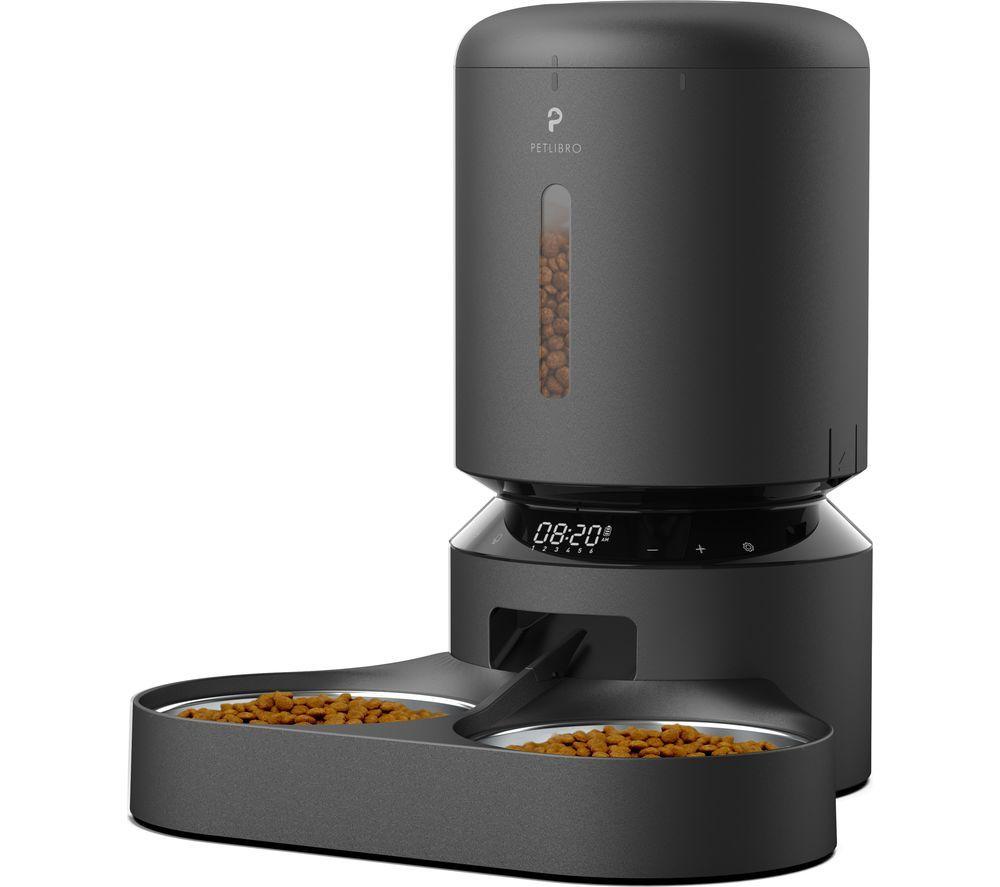 PETLIBRO Granary Automatic Dual Pet Food Feeder - 5 Litre, Black image number 8 of 12