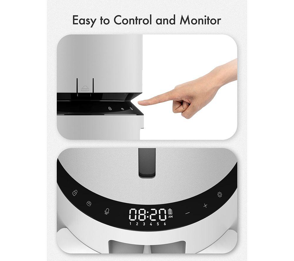PETLIBRO Granary Automatic Dual Pet Food Feeder - 5 Litre, White image number 4 of 13