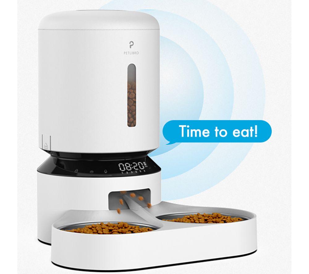 PETLIBRO Granary Automatic Dual Pet Food Feeder - 5 Litre, White image number 9 of 13