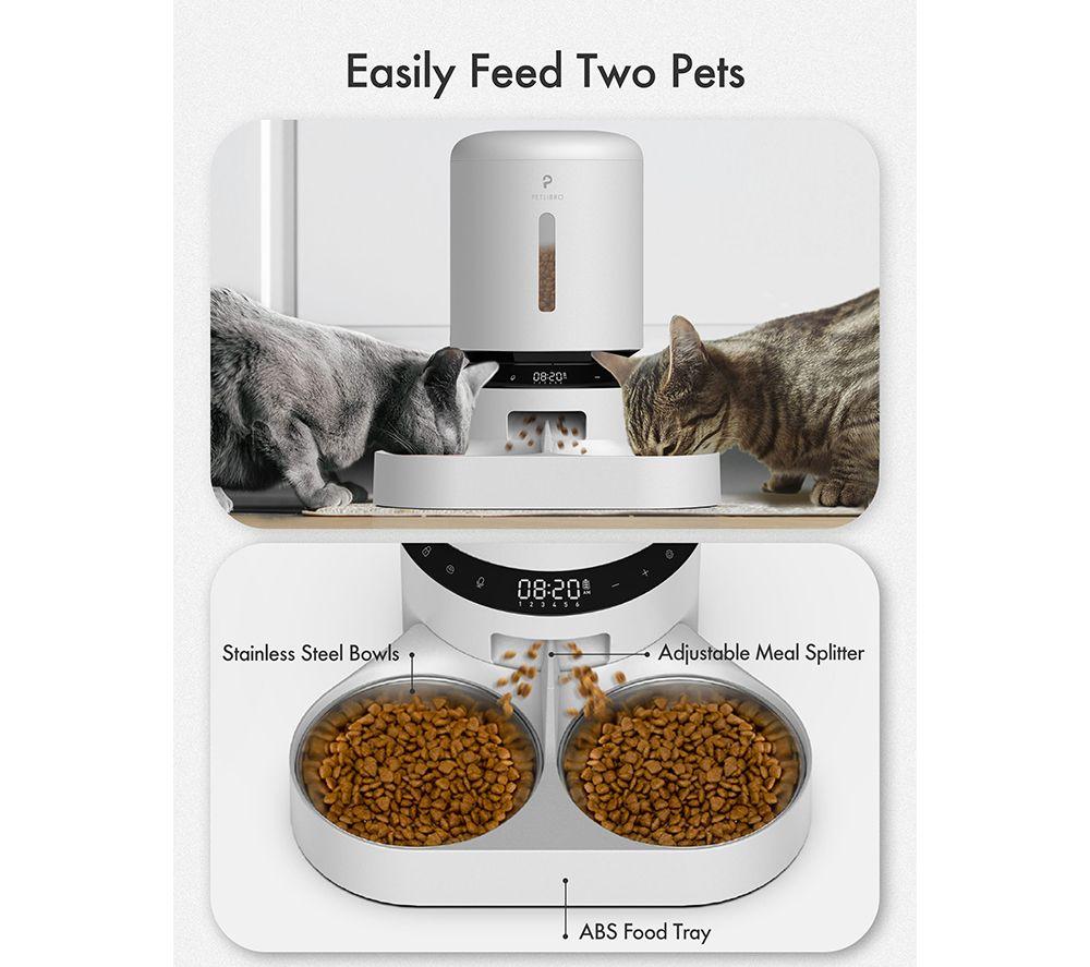 PETLIBRO Granary Automatic Dual Pet Food Feeder - 5 Litre, White image number 12 of 13