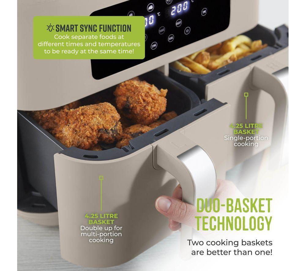 TOWER Vortx T17137 Air Fryer - Latte image number 4 of 9