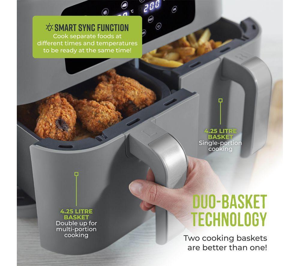 TOWER Vortx T17137CGRY Air Fryer - Grey image number 3 of 7