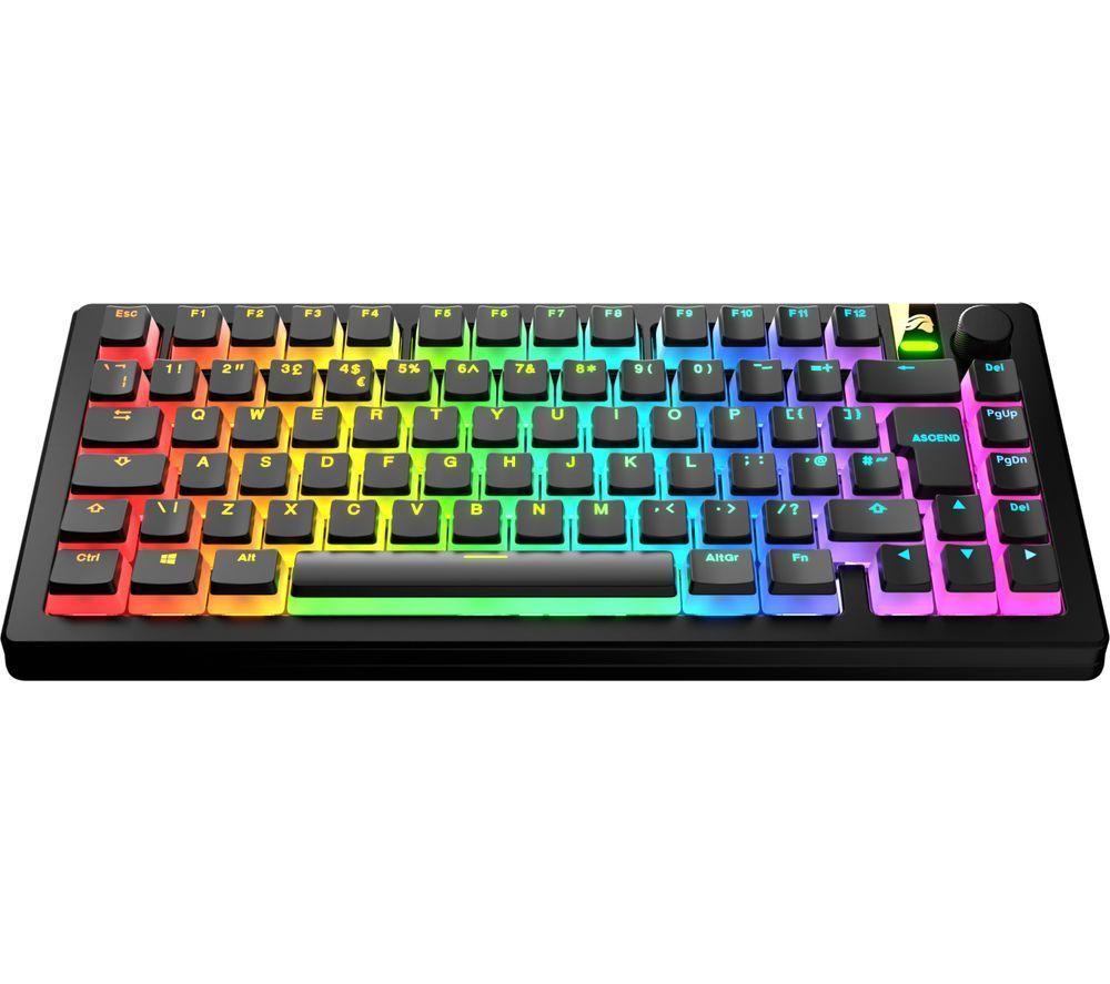GLORIOUS Aura V3 Keycaps - UK Layout, Black image number 3 of 4
