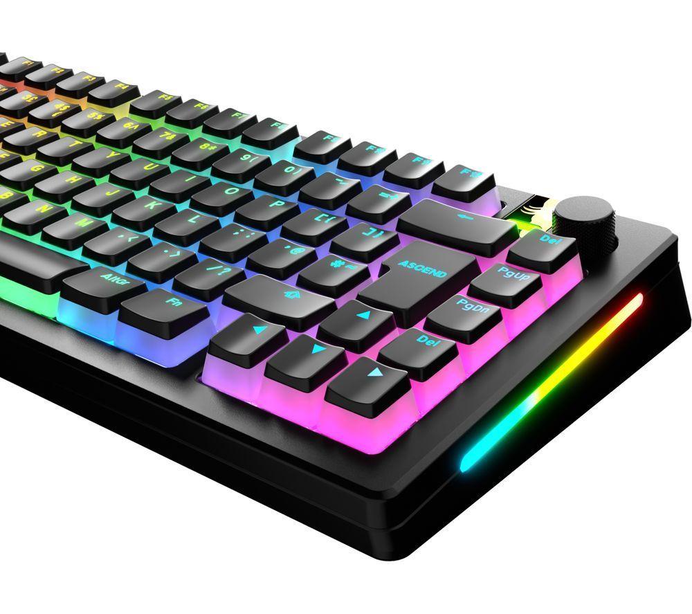 GLORIOUS Aura V3 Keycaps - UK Layout, Black image number 4 of 4