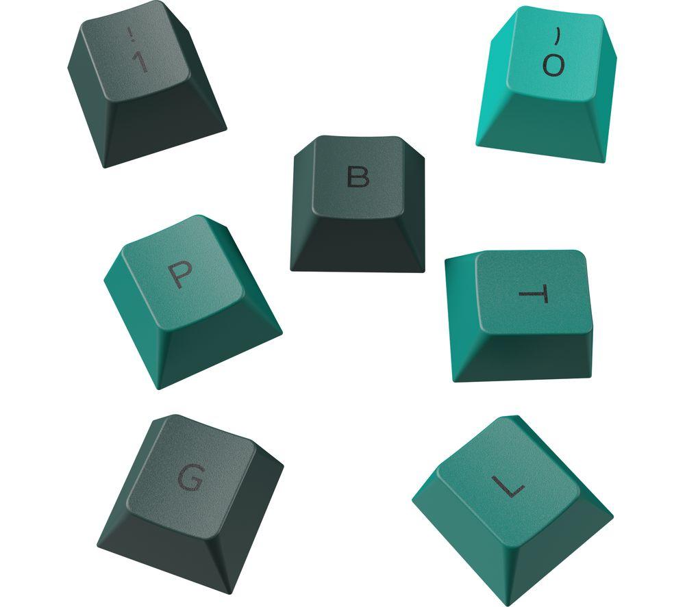 GLORIOUS GPBT Keycaps - UK Layout, Rain Forest image number 3 of 5