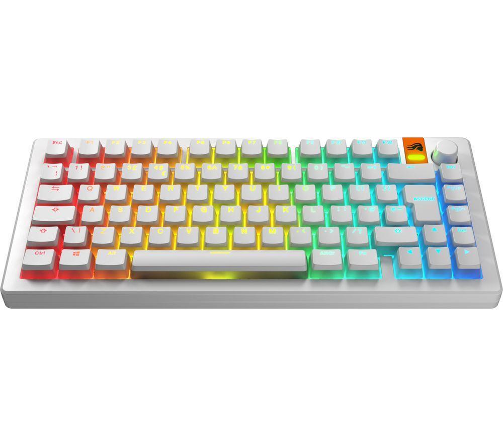GLORIOUS Aura V3 Keycaps - UK Layout, White image number 2 of 5