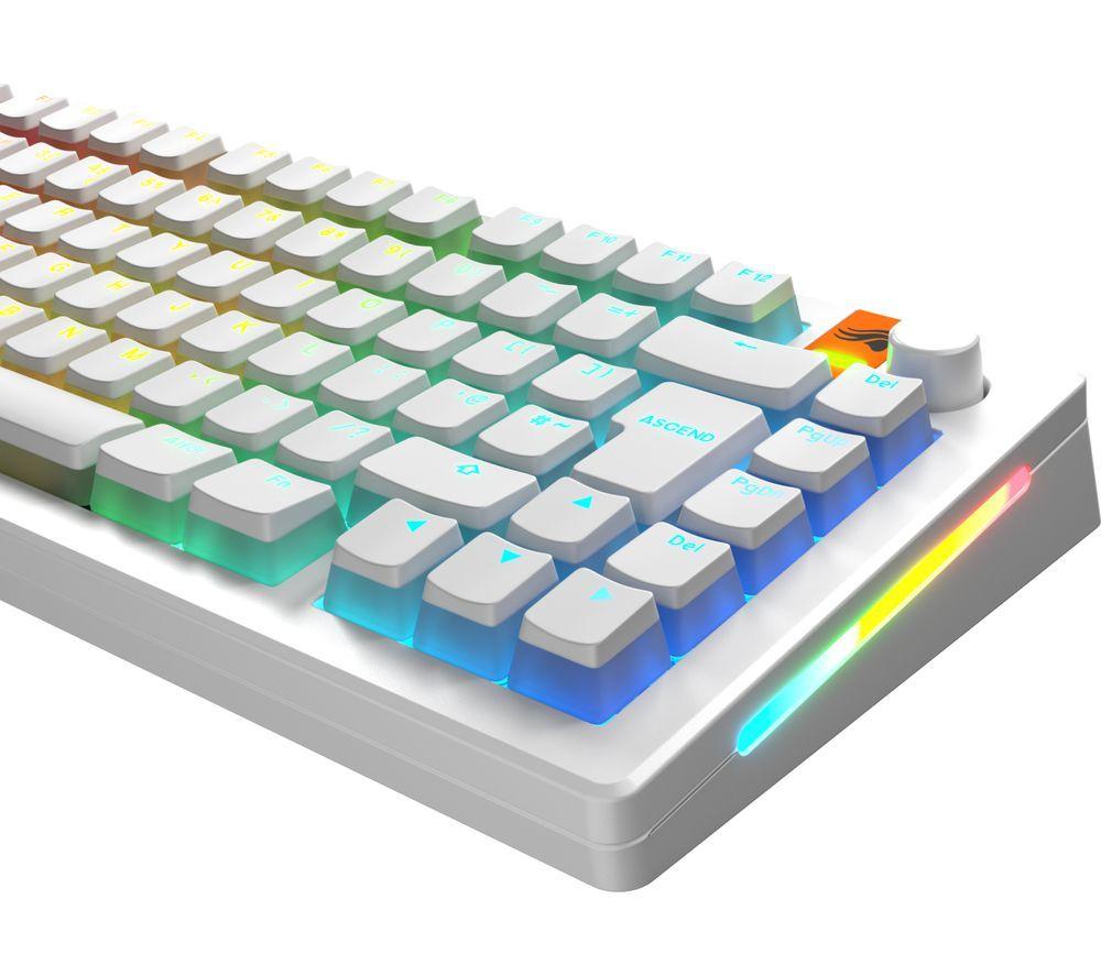 GLORIOUS Aura V3 Keycaps - UK Layout, White image number 3 of 5
