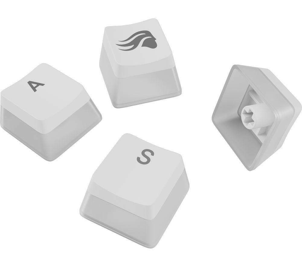GLORIOUS Aura V3 Keycaps - UK Layout, White image number 5 of 5