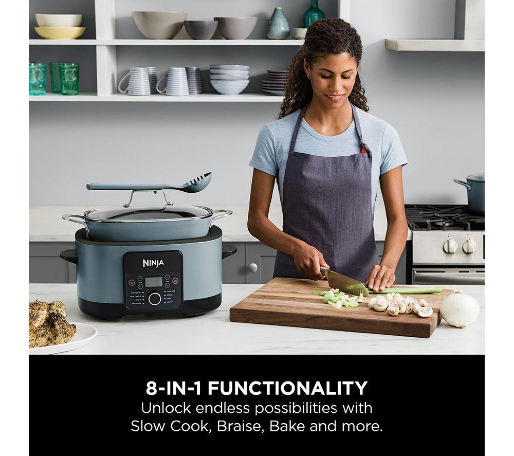 NINJA Foodi PossibleCooker MC1001UK 8-in-1 Slow Cooker - Sea Salt Grey image number 7 of 10