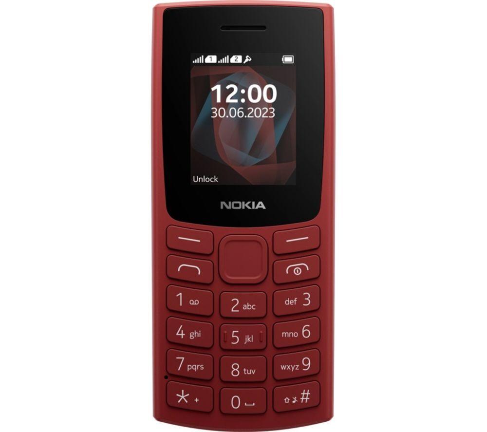 NOKIA 105 (2023) - 4 MB, Red image number 2 of 2