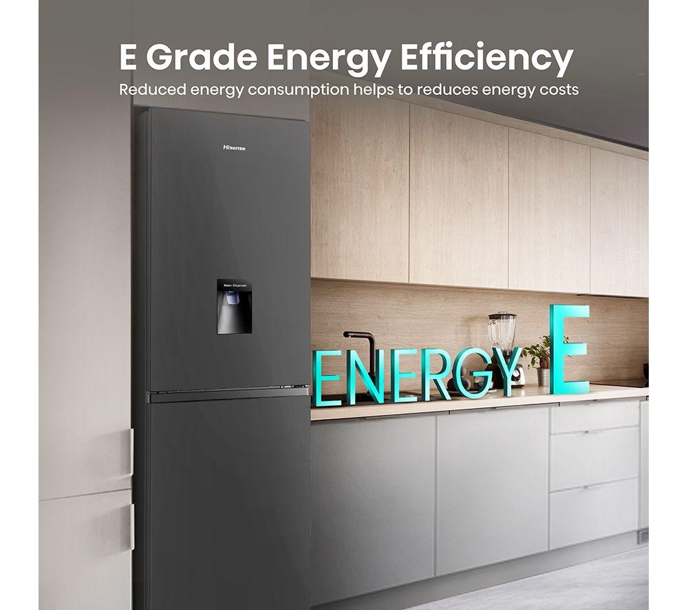 HISENSE RB327N4WBE 50/50 Fridge Freezer - Black image number 3 of 13