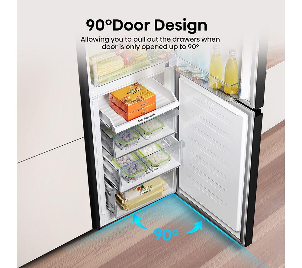 HISENSE RB327N4WBE 50/50 Fridge Freezer - Black image number 10 of 13