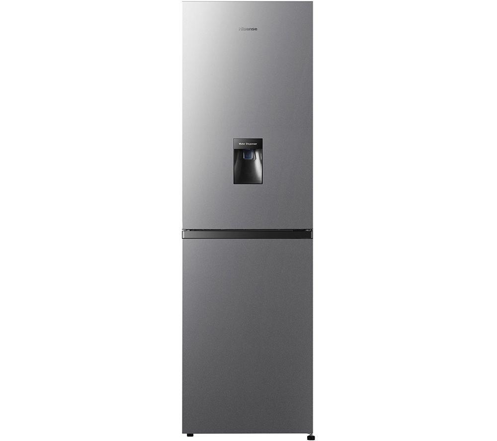 HISENSE RB327N4WCE 50/50 Fridge Freezer – Stainless Steel, Stainless Steel