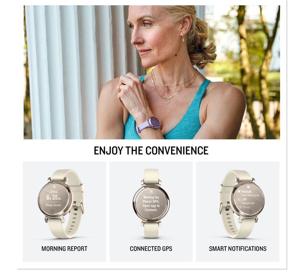 GARMIN Lily 2 Smart Watch - Cream Gold image number 13 of 15
