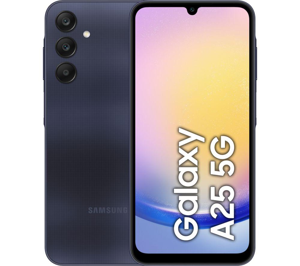 SAMSUNG Galaxy A25 5G - 128 GB, Blue Black, Black