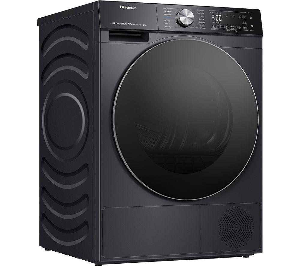 HISENSE 5S Series DH5S102BB WiFi-enabled 10 kg Heat Pump Tumble Dryer - Black image number 10 of 14