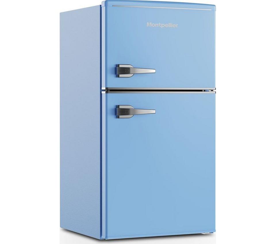 MONTPELLIER Retro MAB2035EPB 80/20 Undercounter Fridge Freezer - Pastel Blue