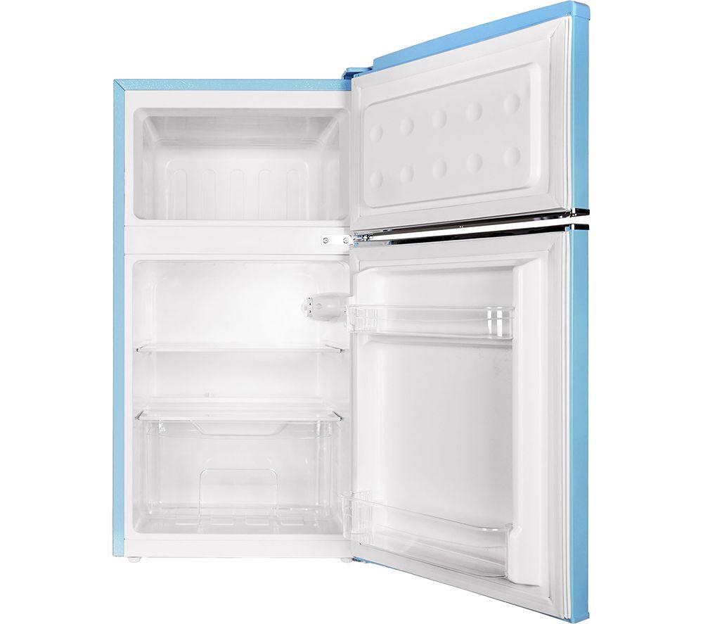 MONTPELLIER Retro MAB2035EPB 80/20 Undercounter Fridge Freezer - Pastel Blue image number 3 of 4