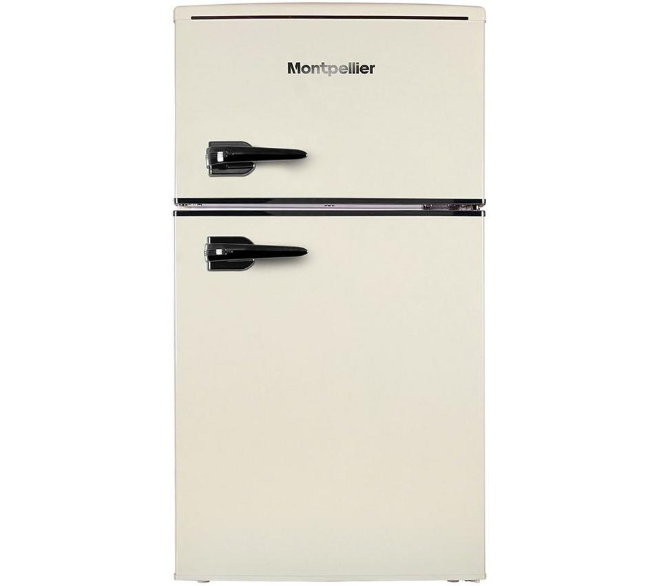 MONTPELLIER Retro MAB2035EC 80/20 Undercounter Fridge Freezer - Cream